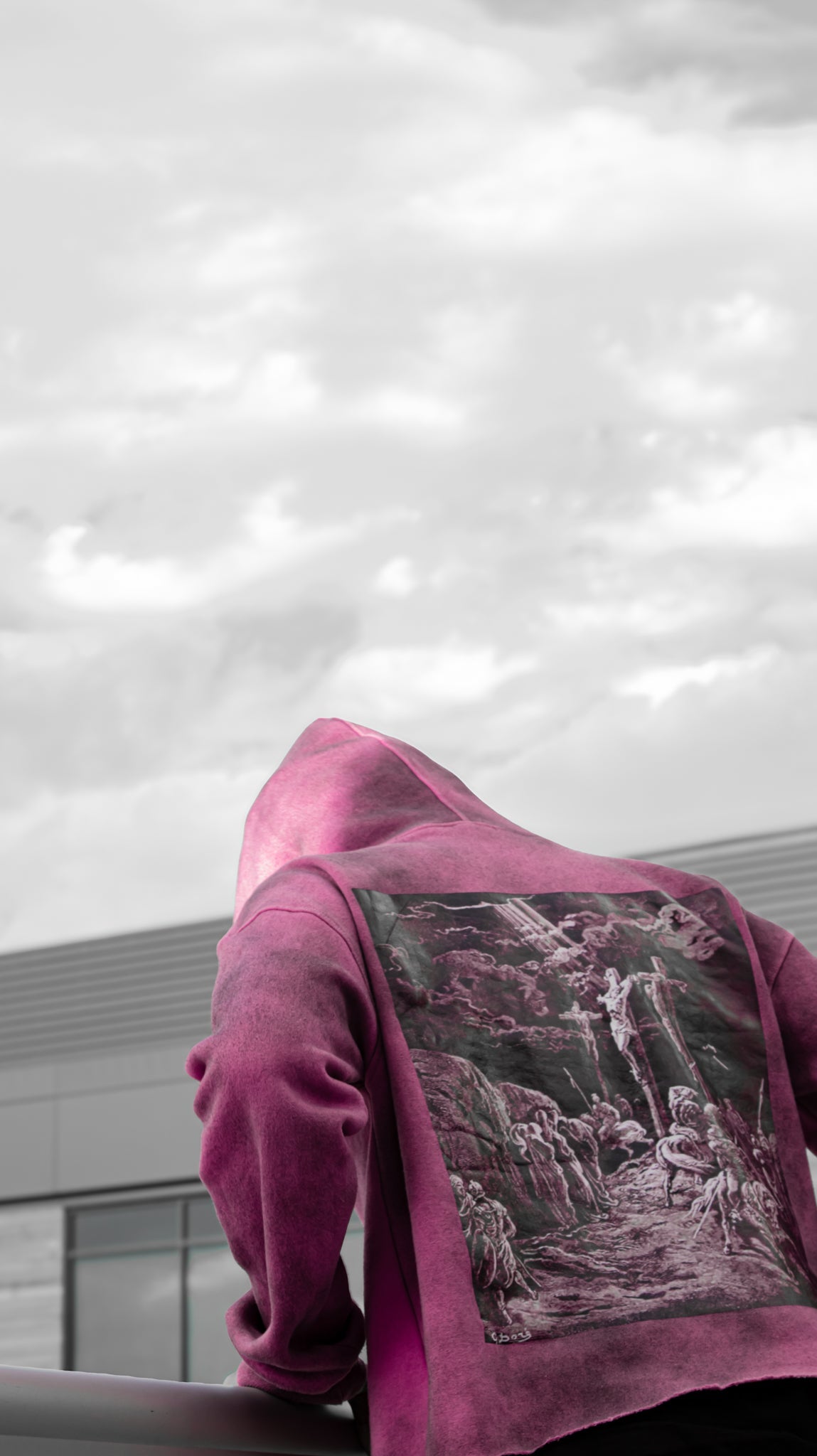 UNDNE EPHESIANS 1:19 CRANBERRY HOODIE - UNDONE